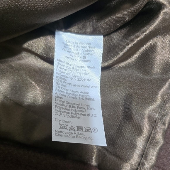 NWOT J.Crew Wool-blend Lady Day Coat Brown Size 00 - Picture 8 of 8